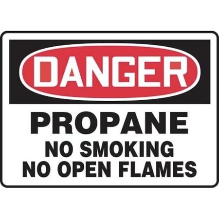 Accuform OSHA DANGER SAFETY SIGN PROPANE NO MCHL200XP MCHL200XP